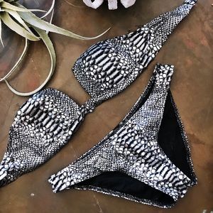 Snakeskin Yes Master Bikini - Free People 2017